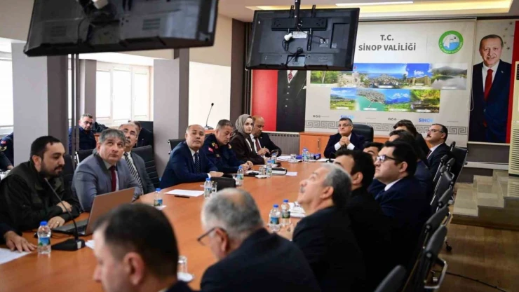 Sinop'ta İl Hayvanları Koruma Kurulu Toplantısı Yapıldı