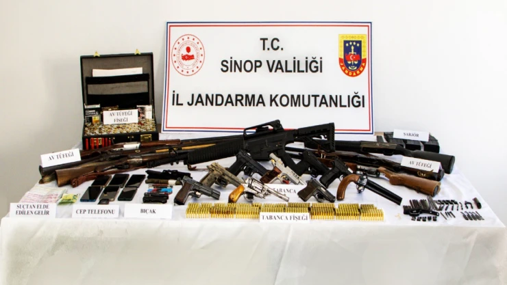 Sinop'ta kaçakçılık operasyonu: 17 gözaltı