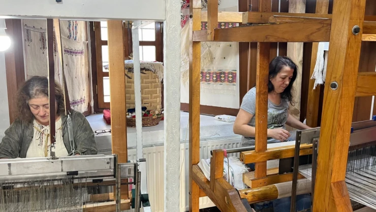 Sinop'ta keten dokuma sanatı yeniden hayat buluyor