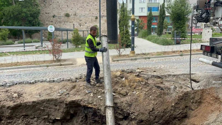 Sinop'ta Su Borusu Patladı