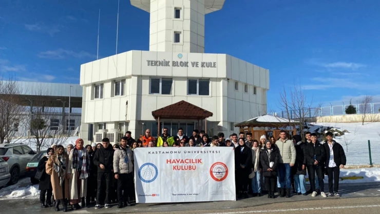 Sivil Havacılık Yüksekokulu Öğrencileri Sahada