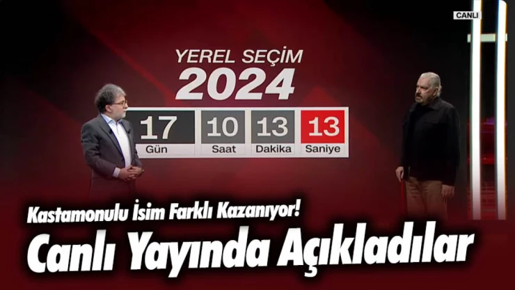 Son Anket Sonuçlarını Canlı Yayında Açıkladılar: Kastamonulu İsim Farklı Kazanıyor