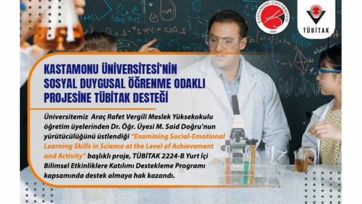 Sosyal Duygusal Öğrenme Odaklı Projesine TÜBİTAK Desteği