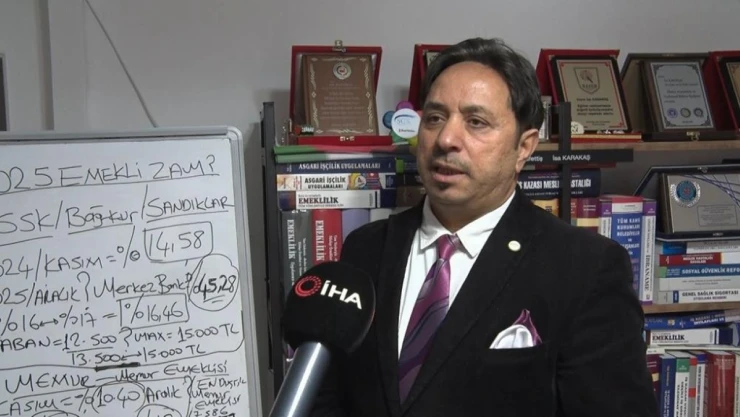 Sosyal Güvenlik Başuzmanı Karakaş: 'En Düşük Emekli Aylığı 15 Bin Lira Olabilir'