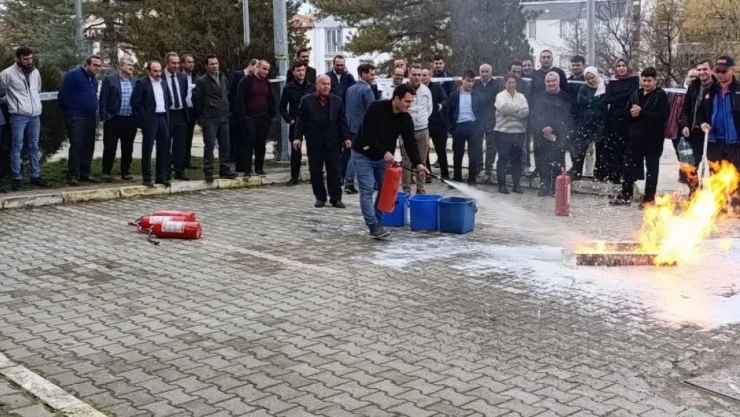 Adliye Personeline Yangın Eğitimi