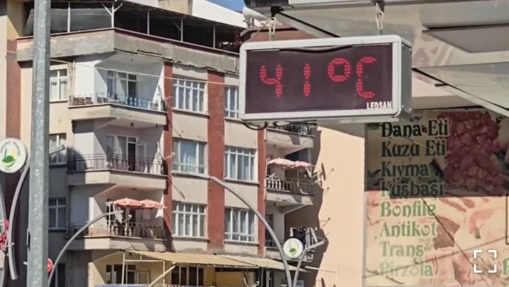 Sungurlu'da Termometreler 41 Dereceyi Gördü