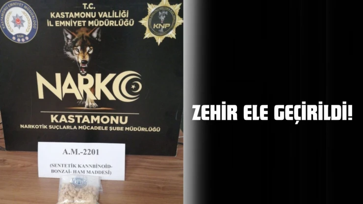 Şüphe Üzerine Durduruldu, Zehir Ele Geçirildi!