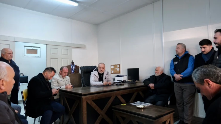 Tahsin Babaş, Galericiler Sitesini Ziyaret Etti