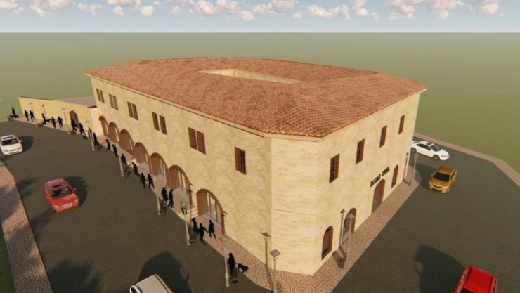 Tarihi ticaret merkezi yeniden inşa edilecek