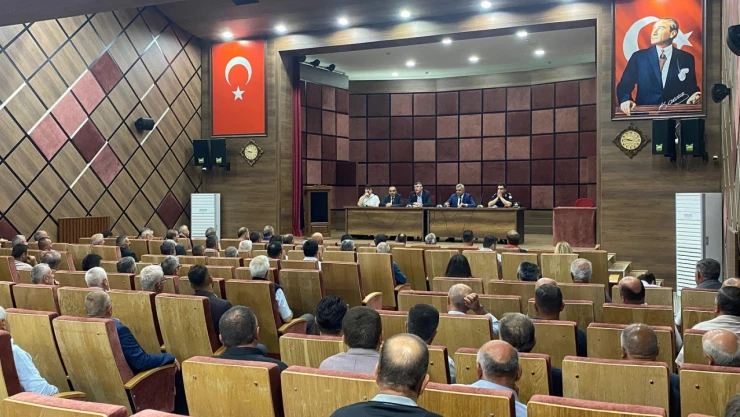 Tarım Sayımı Ve Şap Hastalığı Konuşuldu