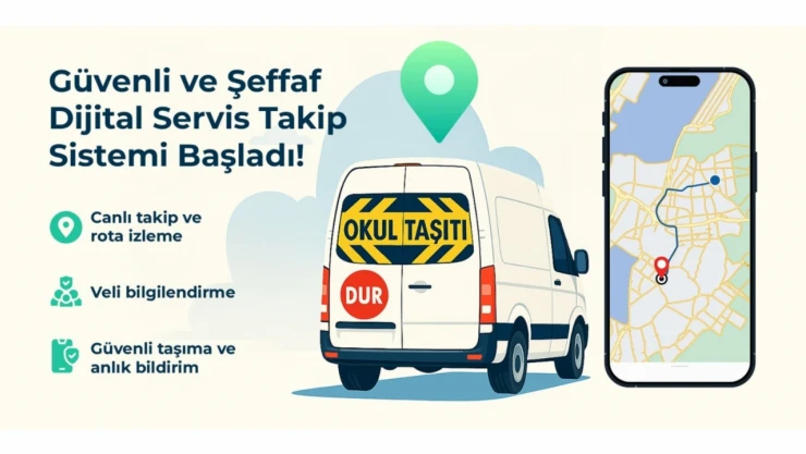 Taşımalı Eğitim Hizmetinde Dijital Takip Dönemi Başladı