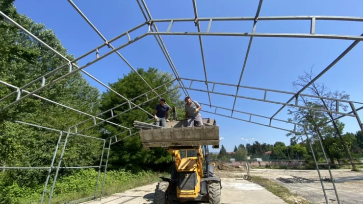 Taşköprü, bayrama hazırlanıyor