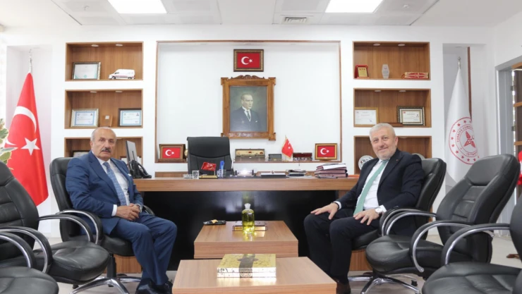 Taşköprü Belediye Başkanı Arslan'dan İl Sağlık Müdürü Yavuzyılmaz'a Ziyaret