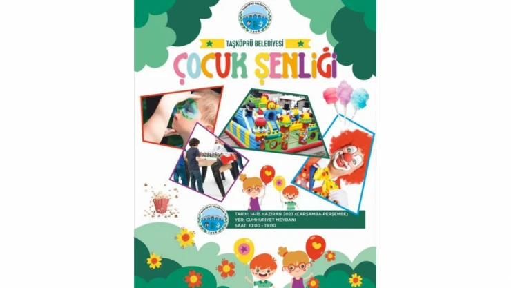 Taşköprü Belediyesi 'Çocuk Şenliği' düzenliyor
