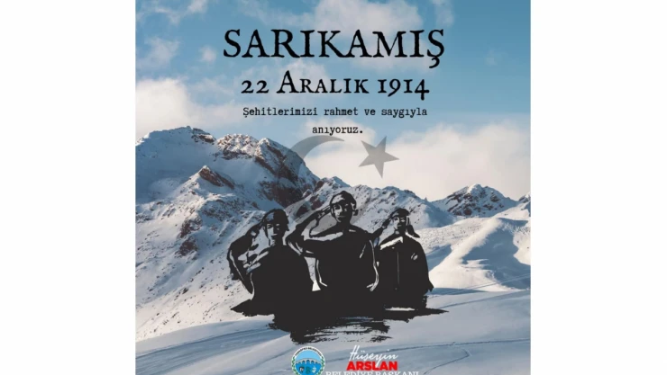 Taşköprü Belediyesi'nden Sarıkamış Şehitleri Anısına Mesaj