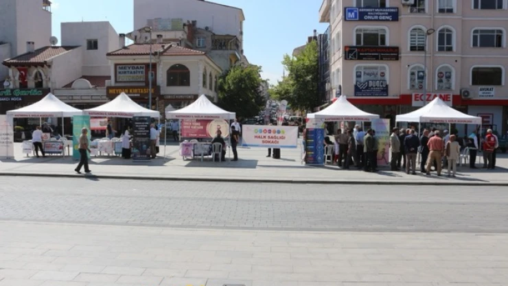 Taşköprü'de Halk Sağlığı Sokağı Kuruldu
