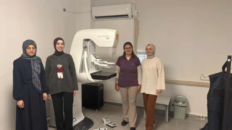 Taşköprü'de İlk Mamografi Çekimi Yapıldı