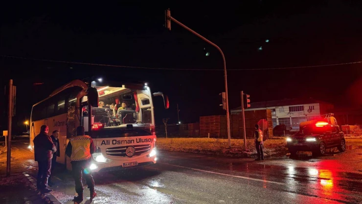 Taşköprü'de Jandarmadan Trafik Güvenliği Denetimi