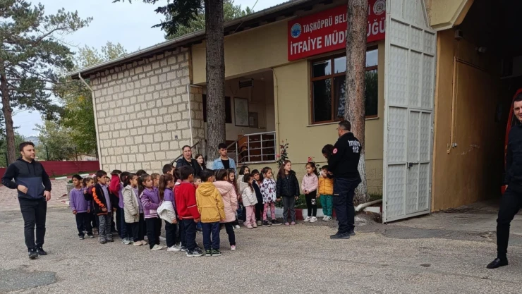 Taşköprü'de Öğrencilere Afet Bilinci Eğitimi