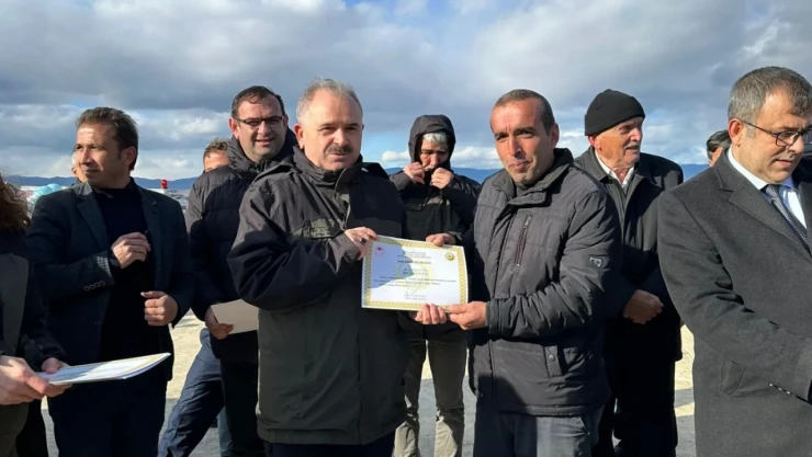 Taşköprü'de Yangın Söndürme Tankeri Dağıtıldı