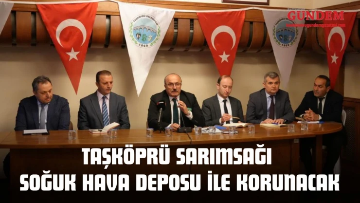 Taşköprü Sarımsağı Soğuk Hava Deposu İle Korunacak