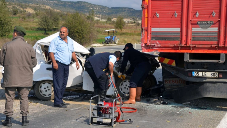 Taşköprü'de kaza 1 ölü 1 ağır yaralı