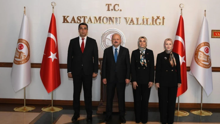 Tayinleri Çıkan Kaymakamlardan Vali Dallı'ya Ziyaret