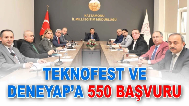 TEKNOFEST ve Deneyap'a 550 Başvuru