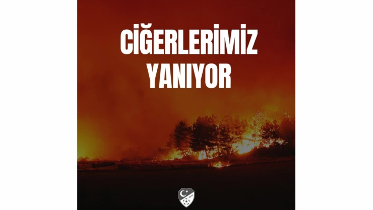 TFF'den 'Geçmiş Olsun' Mesajı