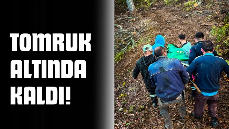 Tomruk Altında Kaldı, Ekipler 700 Metre Yol Katetti!