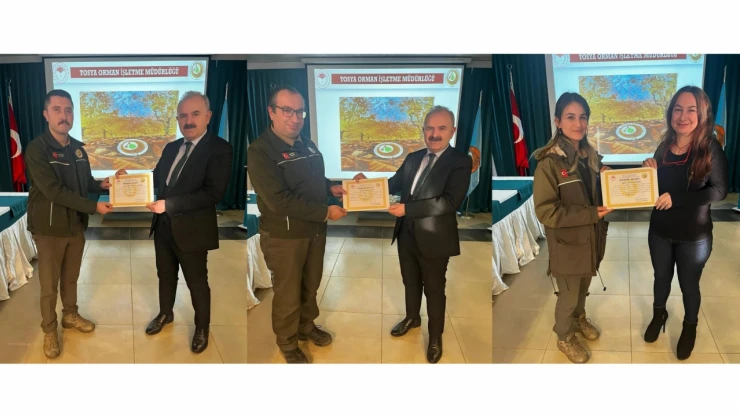 Tosya'da Başarılı Personellere Ödül