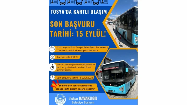 Tosya'da Ulaşımda Yeni Döneme Geri Sayım