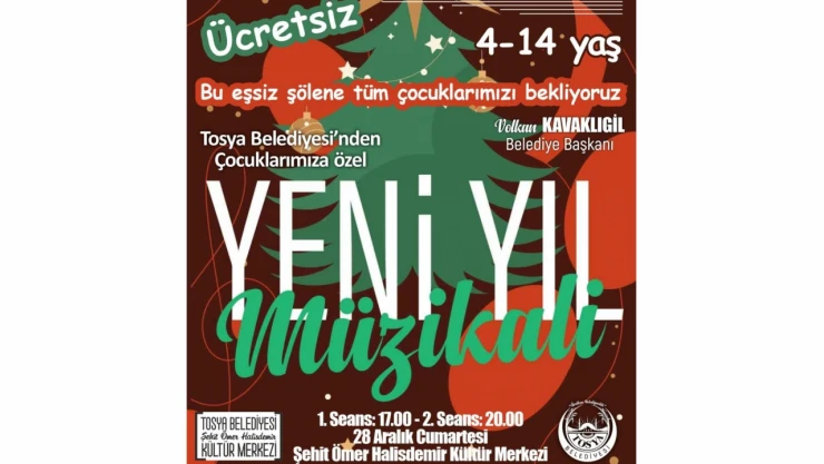 Tosya'da Yeni Yıl Müzikali