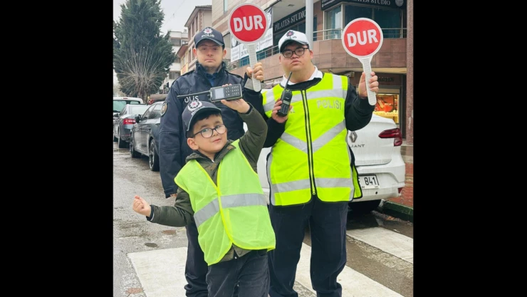 Trafik Polisi Olmanın Heyecanını Yaşadılar