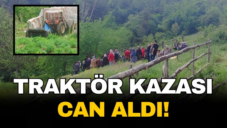 Traktörün Altında Kalan Sürücü Hayatını Kaybetti
