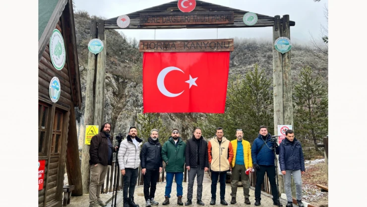 TRT Türk Ekibi, Pınarbaşı'nda Program Çekti