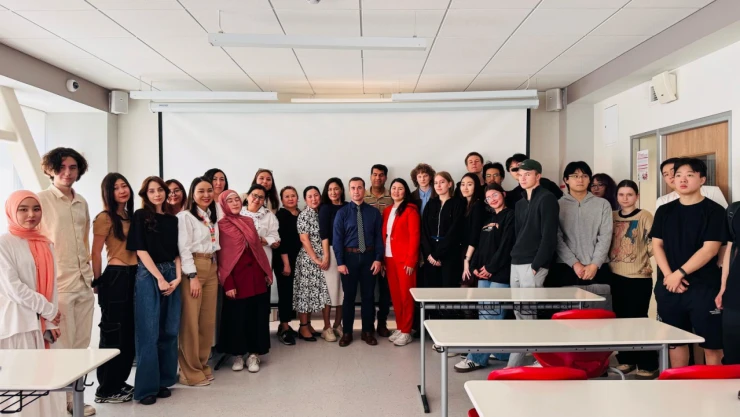 Turizm Fakültesi'nden Uluslararası Derslere Katılım