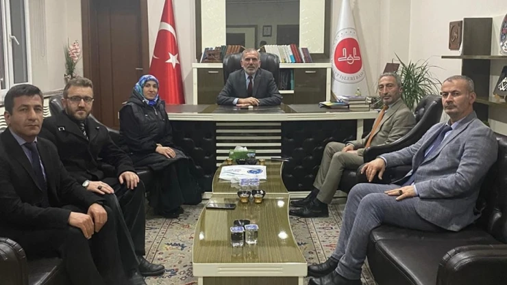 Türk Diyanet Vakıf-Sen'den İl Müftüsü Derin'e Ziyaret