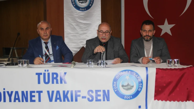 Türk Diyanet Vakıf-Sen Şube Başkanı Sadık Aktaş Güven Tazeledi