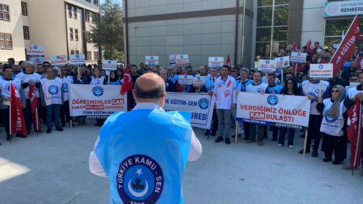 Türk Eğitim-Sen Şube Başkanı Afacan: 'Eğitimde Şiddet Yasası Çıkarılsın!'