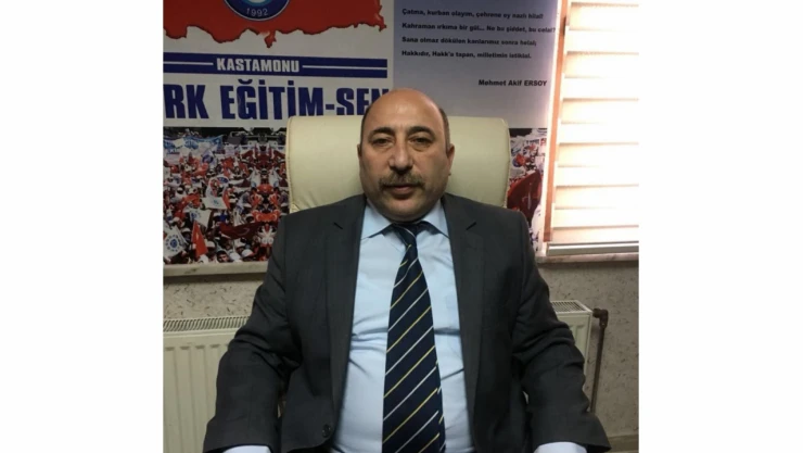 Türk Eğitim-Sen Şube Başkanı Nedim Afacan: 'Eğitimciye Şiddete Hayır'