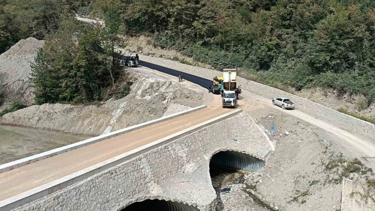 Türkeli'de Asfaltlama Tamamlandı