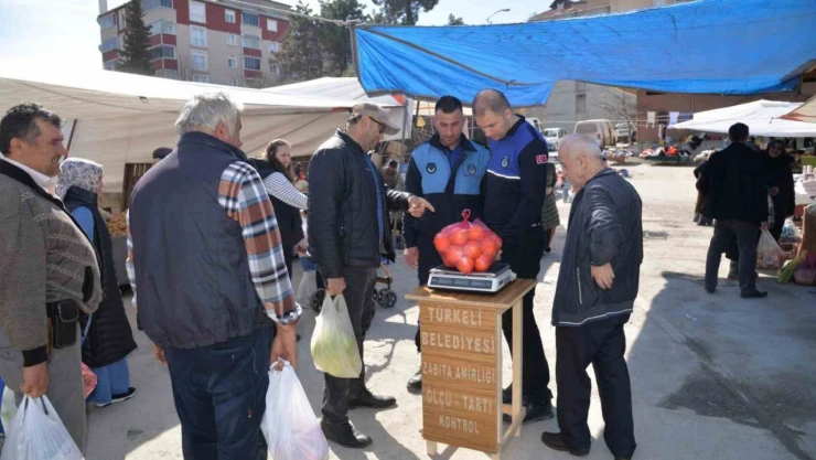 Türkeli'de Pazara 'Tartı Kontrol Noktası'