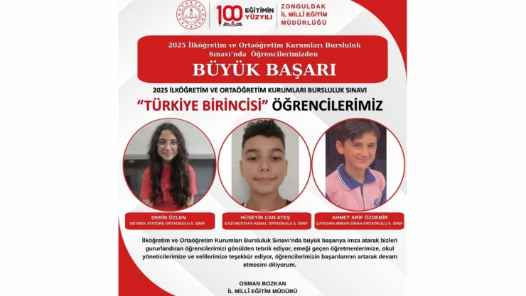 Türkiye Birincisi Oldular
