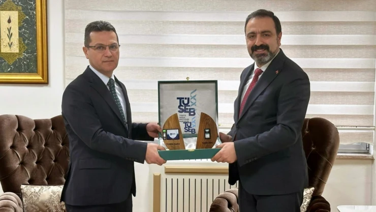 TÜSEB Başkanı'ndan, Rektör Topal'a Ziyaret