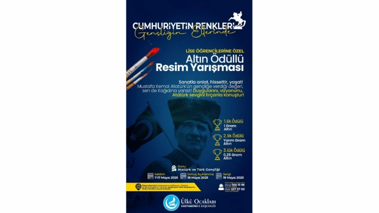 Ülkü Ocakları'ndan Ödüllü Resim Yarışması