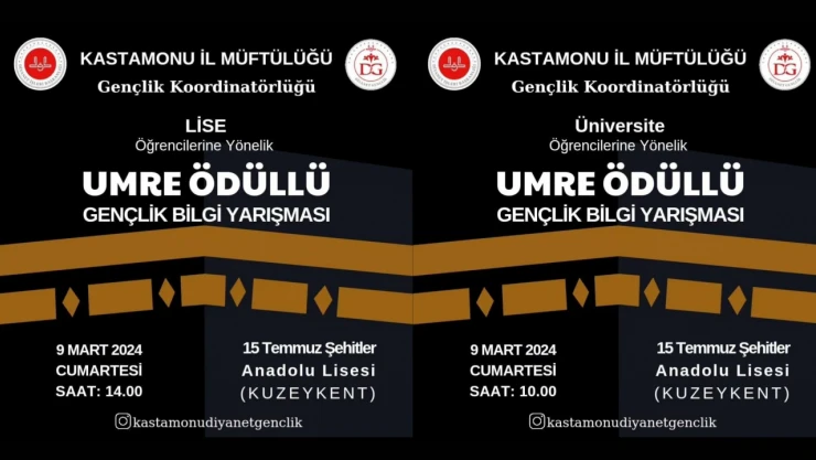 Umre Ödüllü Yarışma Düzenlenecek