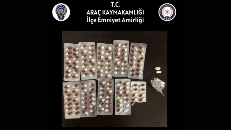 Uyuşturucu hap ele geçirildi
