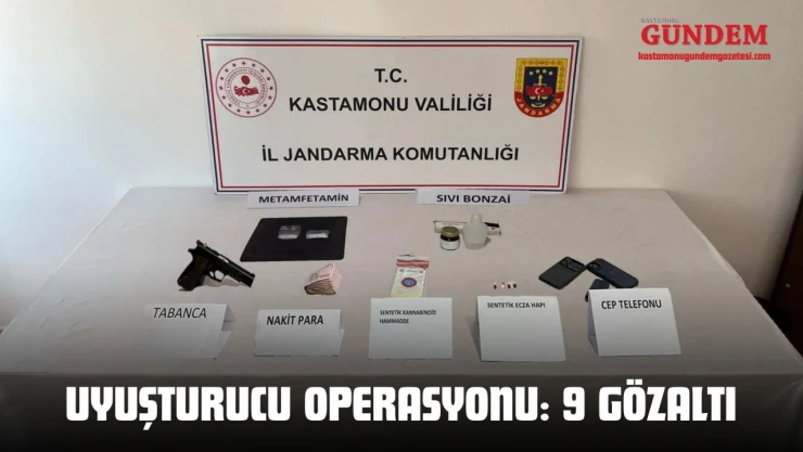 Uyuşturucu Operasyonu: 9 Gözaltı