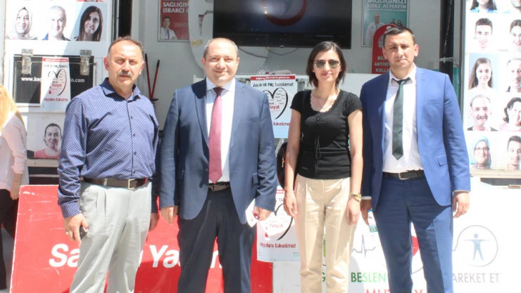 Uyuşturucuya karşı halkı uyardılar